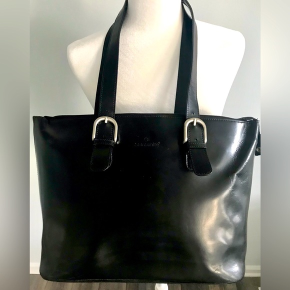 Samsonite Bags Samsonite Black Leather Tote Or Laptop Bag By